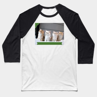 The chubby cats gangs Baseball T-Shirt